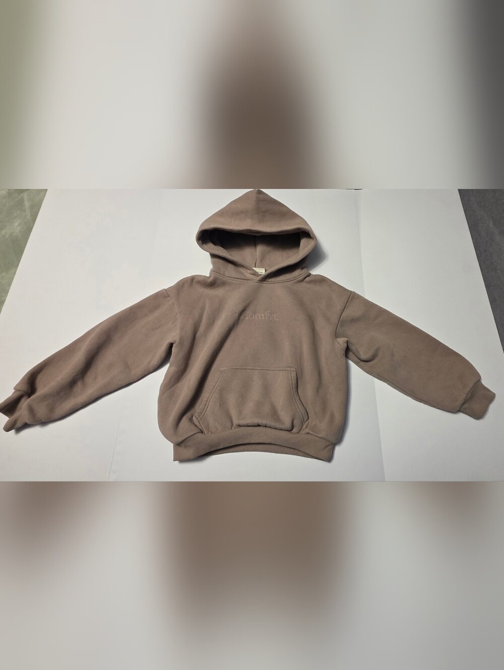 Comfrt Kids Taupe 'Comfort' Hoodie